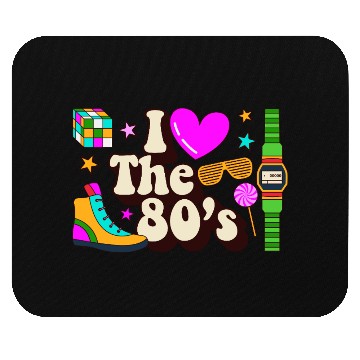 Discover Retro 80s Style design – Perfect for Nostalgia Fa Mouse Pads