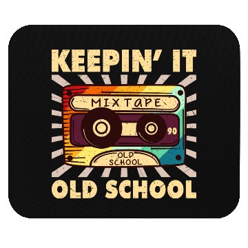 Discover Retro 80s Style design – Perfect for Nostalgia Fa Mouse Pads