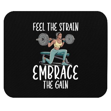 Discover Bulgarian Squat Exercise Fitness Workout Gym Mouse Pads