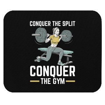 Discover Bulgarian Squat Exercise Fitness Workout Gym Mouse Pads