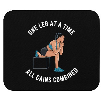 Discover Bulgarian Squat Exercise Fitness Workout Gym Mouse Pads