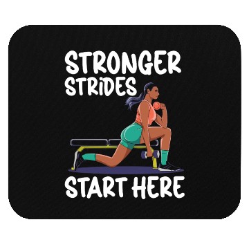 Discover Bulgarian Squat Exercise Fitness Workout Gym Mouse Pads