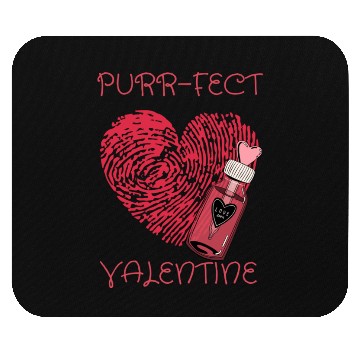 Discover Purrfect Valentine day Mouse Pads