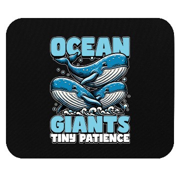 Discover Whale Watching Ocean Giants Tiny Marine Animal Mouse Pads