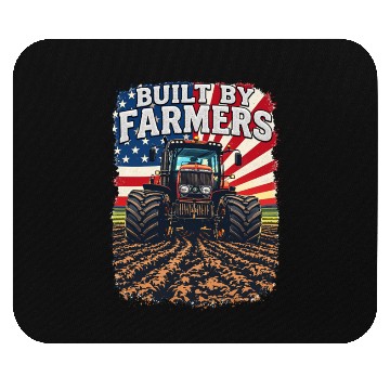 Discover Built By Farmers Proud American Farmer Tractors Mouse Pads