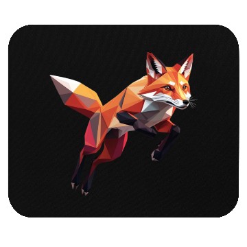 Discover Geometric Fox Mouse Pads