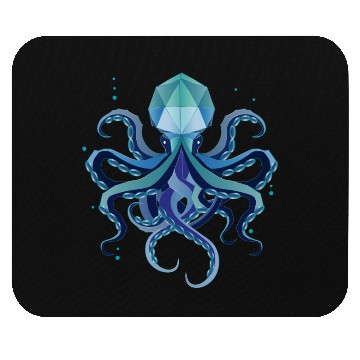 Discover Octopus - Mystical Deep Sea Creature Mouse Pads