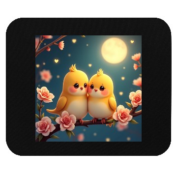Discover Charming pair in Bloom Mouse Pads