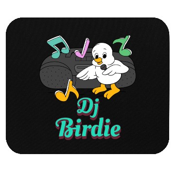 Discover Dj Birdie, bird Mouse Pads.