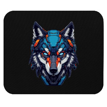 Discover Wolf head 23 Mouse Pads