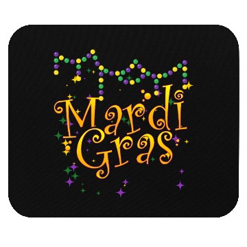 Discover Mardi Gras New Orlean festival Mouse Pads