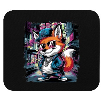 Discover Gangsta Fox Swagger Mouse Pads