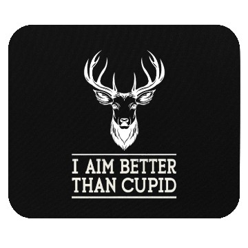 Discover Funny Valentine's Day Cupid Mouse Pads