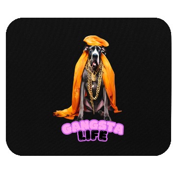 Discover Gangsta Life Great Dane Mouse Pads