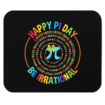 Discover Happy Pi Day Mouse Pads Cute Math Mouse Pads with Coquette