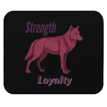 Discover Majestic Purple Wolf Mouse Pads