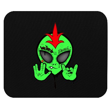 Discover Punk Alien Mouse Pads
