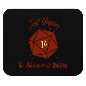 Discover unplug the adventure is waiting Mouse Pads