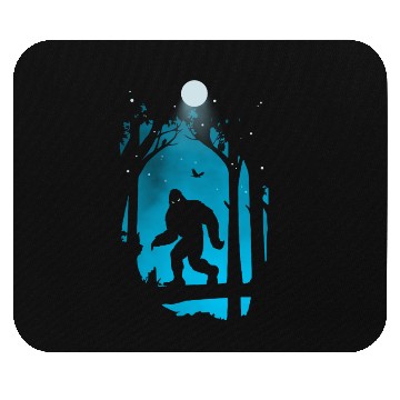 Discover Funny Bigfoot Hiding in Forest Mouse Pads
