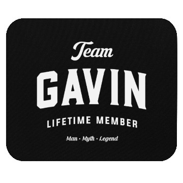 Discover Team Gavin Lifetime Member Funny Name Gavin Mouse Pads