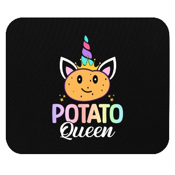 Discover Potato Queen Female Potato Lover Girl Design for Mouse Pads
