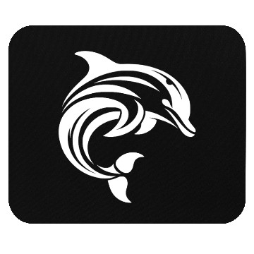 Discover Dolphin T Tattoo In Sweeping Shape Mouse Pads