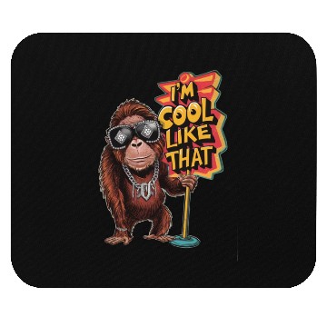 Discover I m Cool like that Monkey Mouse Pads