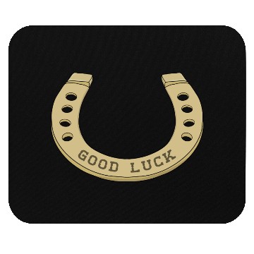Discover Cool Horseshoe for Lucky Days Mouse Pads