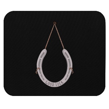 Discover Horseshoe to bring you good luck Mouse Pads