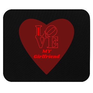 Discover Mouse Pads Mouse Pads i love my girlfriend