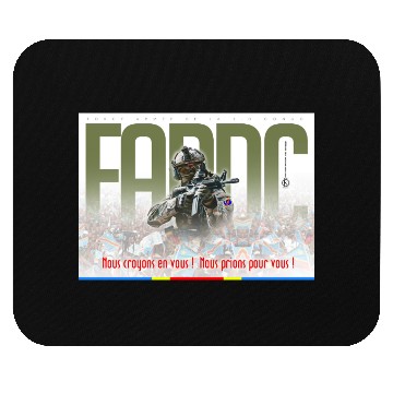Discover Support to the Armed Forces of DR Congo Mouse Pads