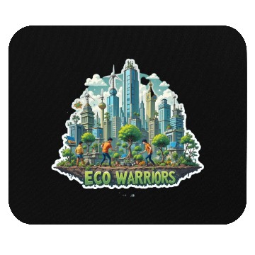 Discover Fight for the Future: Eco Warriors for a Greener T Mouse Pads