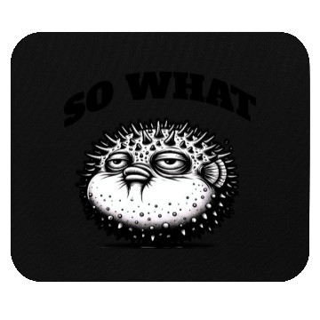 Discover Grumpy Pufferfish – Unique Attitude Mouse Pads