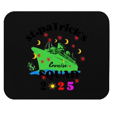 Discover St. Patrick's day Cruise Squad 2025 Mouse Pads