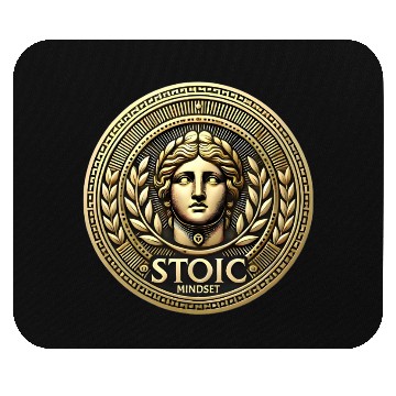 Discover Stoic Mindset – Embrace Strength and Wisdom Mouse Pads