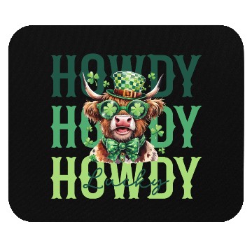 Discover Howdy Howdy Howdy Lucky St Patricks Mouse Pads