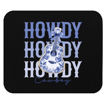 Discover Howdy Cowboy Guitar Mouse Pads