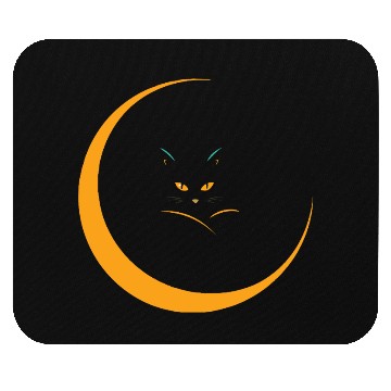 Discover Eclipse Cat – The Mystic Feline Mouse Pads