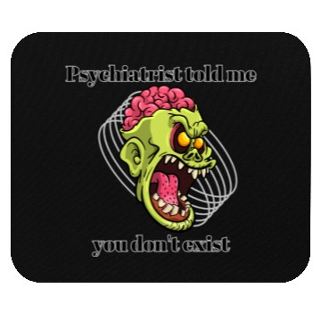 Discover Zombie Brain Psychiatrists Mouse Pads
