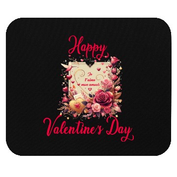 Discover Happy Valentine's day Mouse Pads