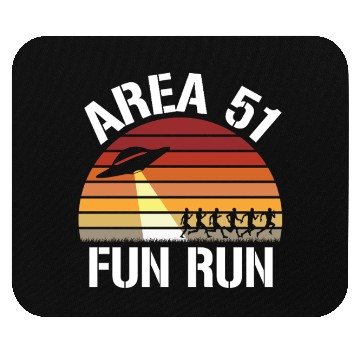 Discover Area 51 Fun Run I Aliens UFO Roswell Alien Mouse Pads