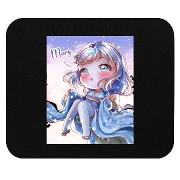 Discover Legendary Chibi Mary Active Mouse Pads