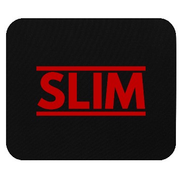 Discover SLIM Minimalist Bold Typography Mouse Pads