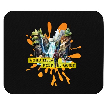 Discover NEURODIVERGENT adhd noise Mouse Pads
