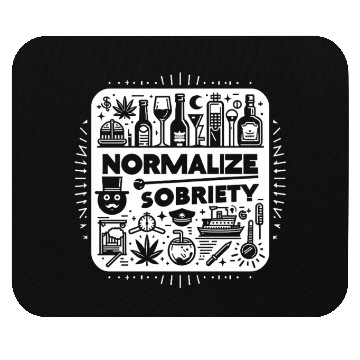 Discover Normalize Sobriety 10 Mouse Pads