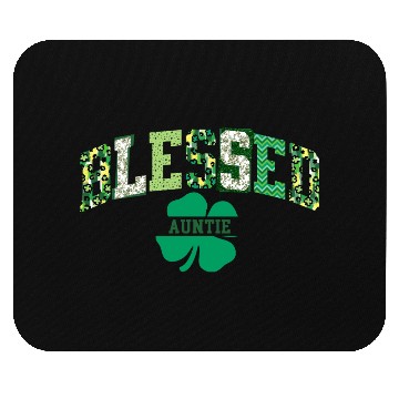 Discover Blessed Auntie St Patricks Day Spring and Summer Mouse Pads