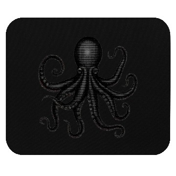 Discover Grunge Octopus Mouse Pads
