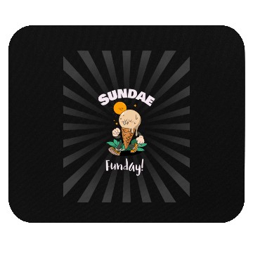 Discover Sunday Sunday!, ice-cream Mouse Pads.