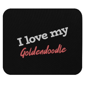 Discover I Love My Goldendoodle Mouse Pads