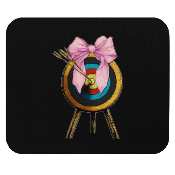 Discover Coquette Bow Archery Archer Bow and Arrow Mouse Pads